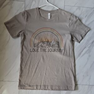 Bella Canvas Tan 'Love the Journey' Tee